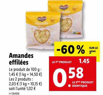 amandes effilées navarre