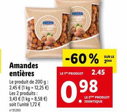 Amandes Entières