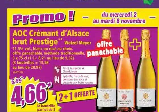 aoc crémant d'alsace brut prestige wetzel meyer