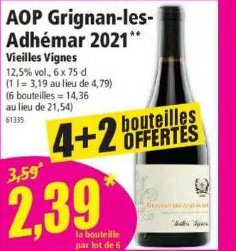 aop grignan-les-adhémar 2021 vieilles vignes
