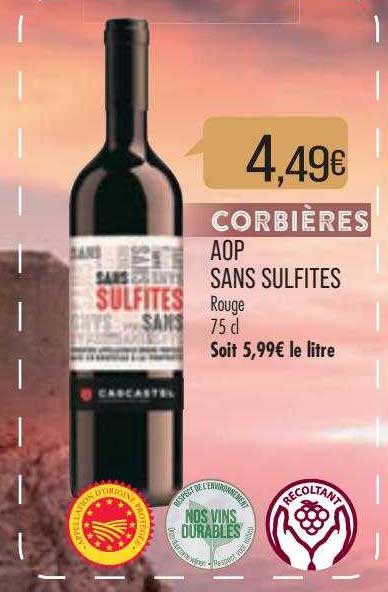 aop sans sulfites