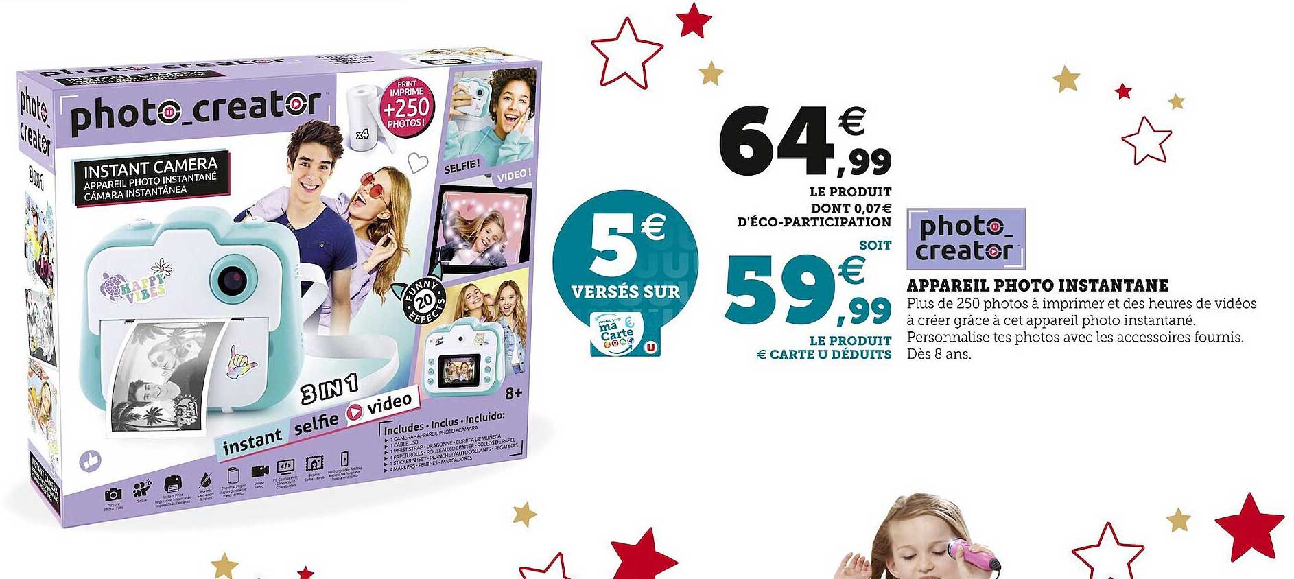 Appareil Photo Instantané Photo Creator