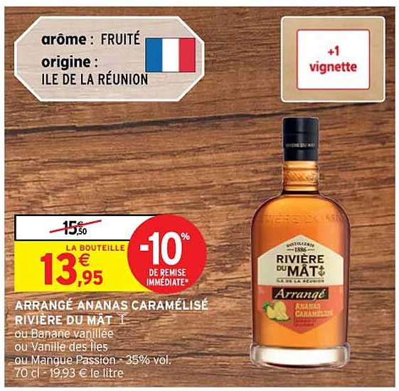 arrangé ananas caramélisé rivière du mat