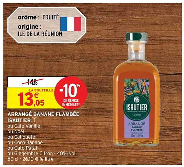 Arrangé Banane Flambée Isautier