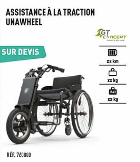 assistance à la traction unawheel