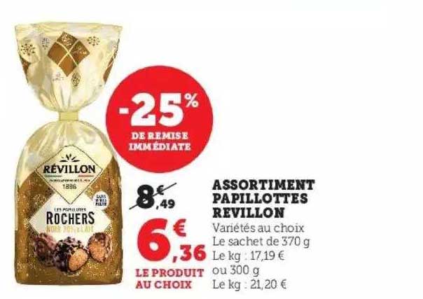 assortiment papillottes révillon