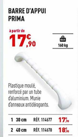 barre d'appui prima