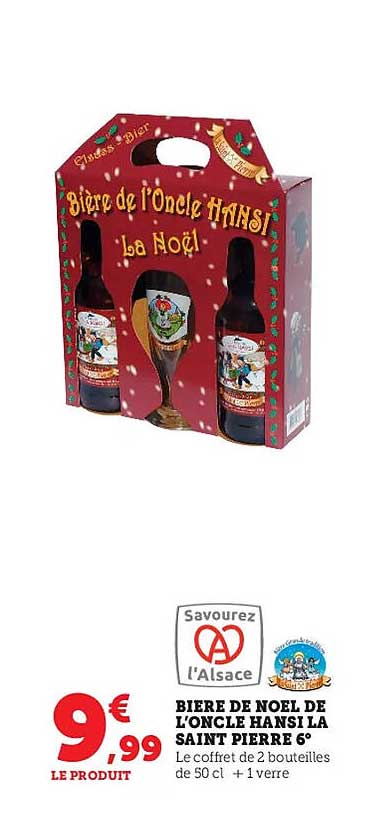 bière de noël de l'oncle hansi la saint pierre 6°