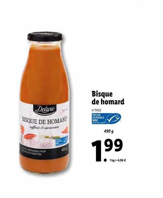 bisque de homard deluxe