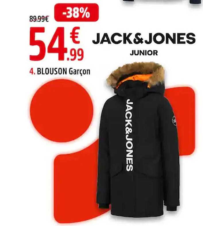 blouson garçon jack & jones junior