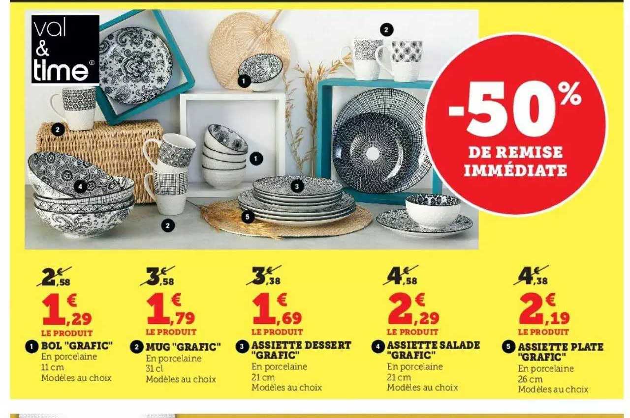 Bol "grafic", Mug "grafic", Assiette Dessert "grafic", Assiette Salade "grafic", Assiette Plate "grafic"