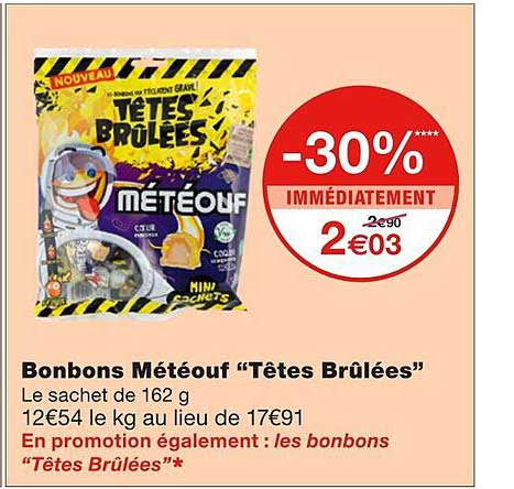 bonbons météouf têtes brûlées