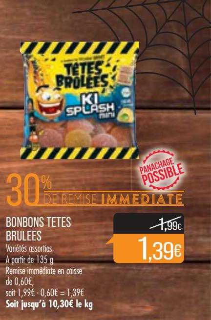 bonbons têtes brûlées