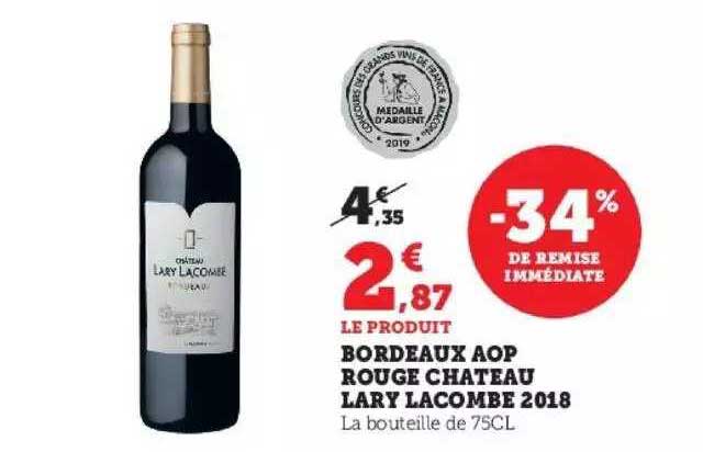 bordeaux aop rouge château lary lacombe 2018