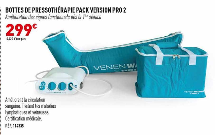 bottes de pressothérapie pack version pro 2