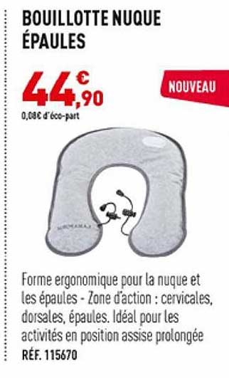 bouillotte nuque épaules