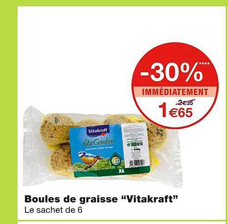 Boules De Graisse "vitakraft"