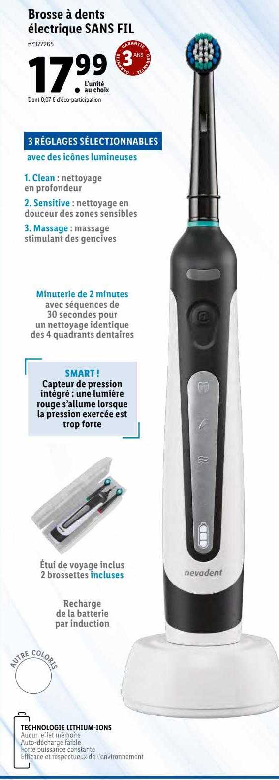 Brosse à Dents électrique Sans Fil