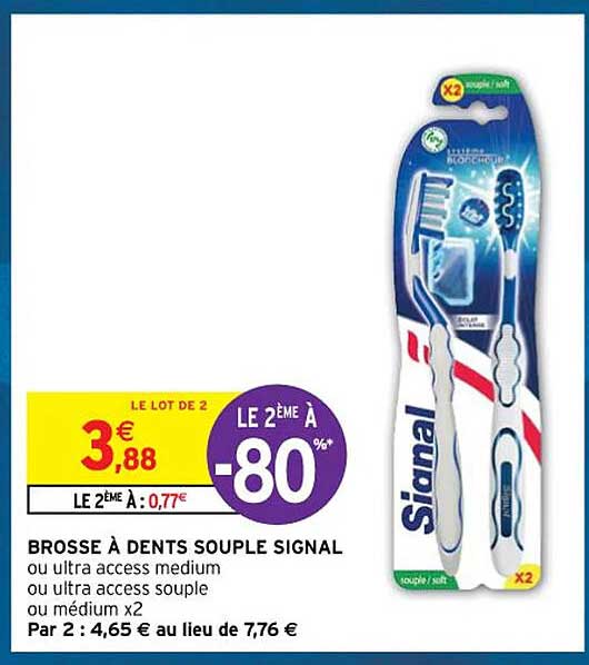 Brosse à Dents Souple Signal
