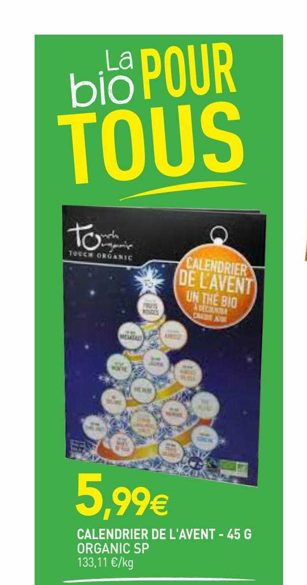 Calendrier De L'avent Organic Sp - 45 G