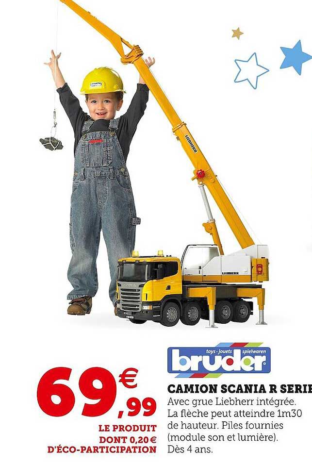 camion scania r serie bruder