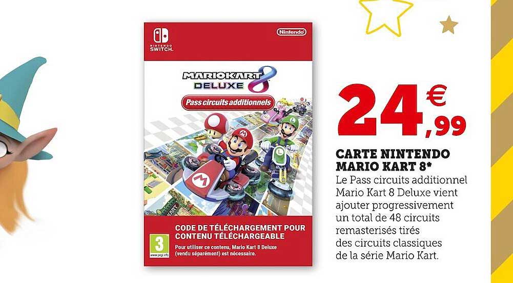 carte nintendo mario kart 8