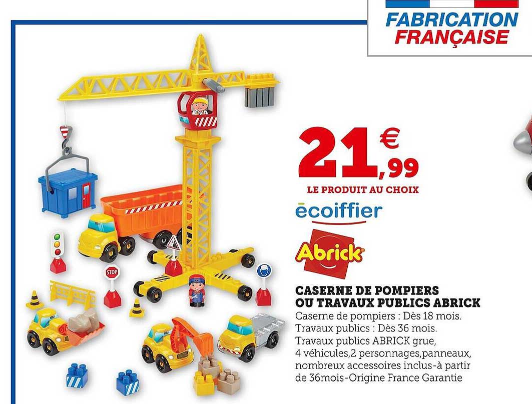 caserne de pompiers ou travaux publics abrick écoiffier