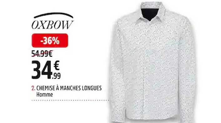 Chemise à Manches Longues Homme Oxbow