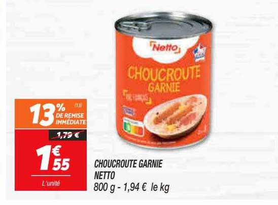 Choucroute Garnie Netto