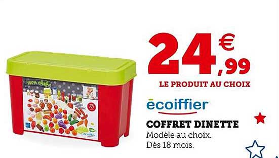 coffret dinette écoiffier