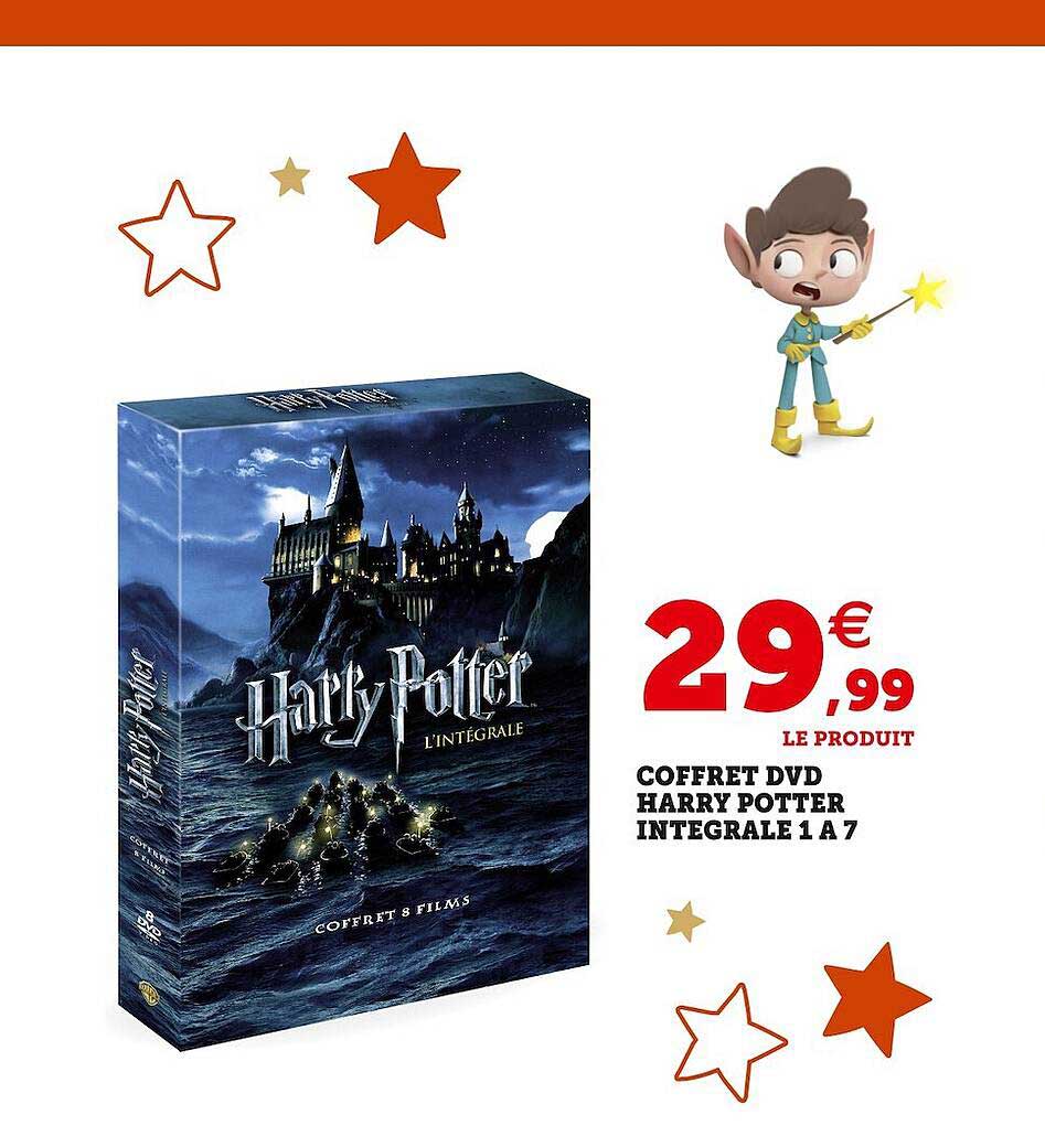 coffret dvd harry potter intégrale 1 à 7