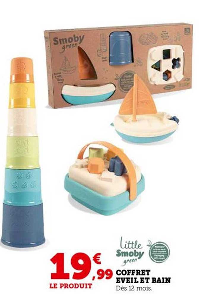 coffret éveil et bain little smoby
