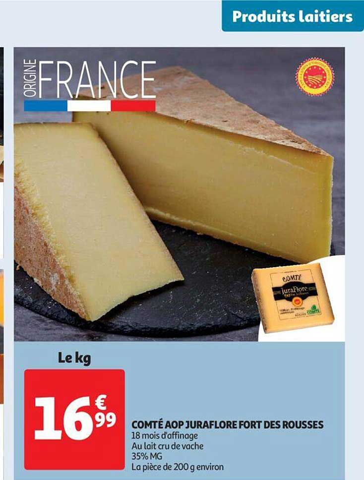 Comté Aop Juraflore Fort Des Rousses