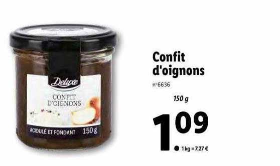 confit d'oignons deluxe