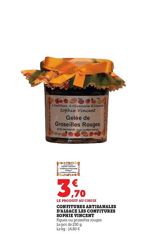 confiture artisanales d'alsace les confitures sophie vincent