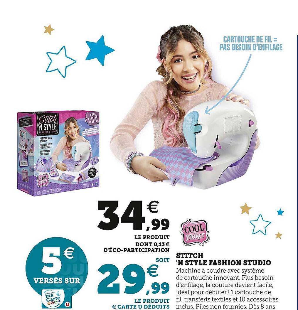 cool maker stitch 'n style fashion studio