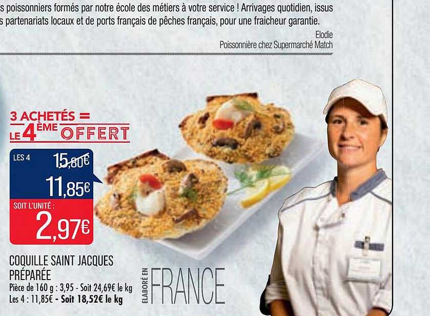 Coquille Saint Jacques Préparée