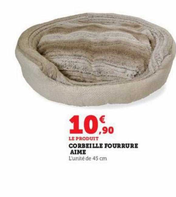 Corbeille Fourrure Aimé