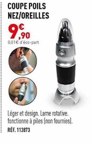 coupe poils nez-oreilles