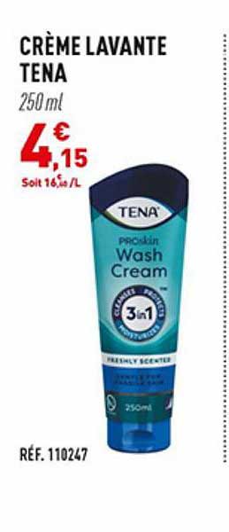 crème lavante tena