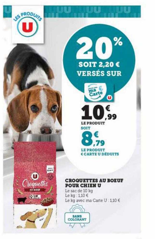 Croquettes Au Bœuf Pour Chien U