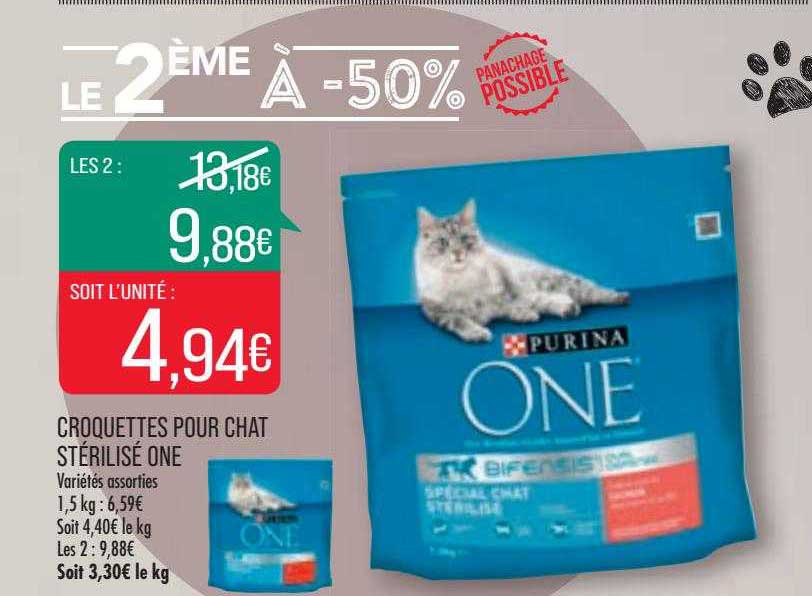 Croquettes Pour Chat Stérilisé One