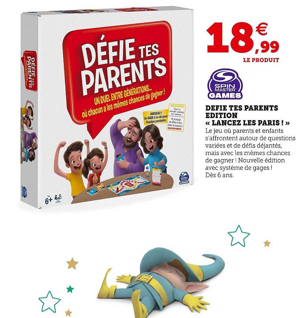 défie tes parents édition «lancez les parsi!» spin master games