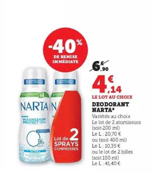 Déodorant Narta