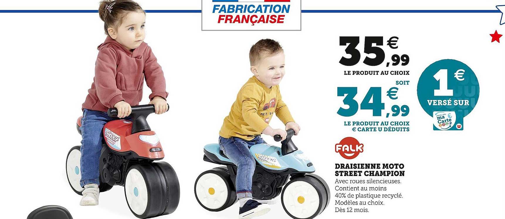 draisienne moto street champion falk