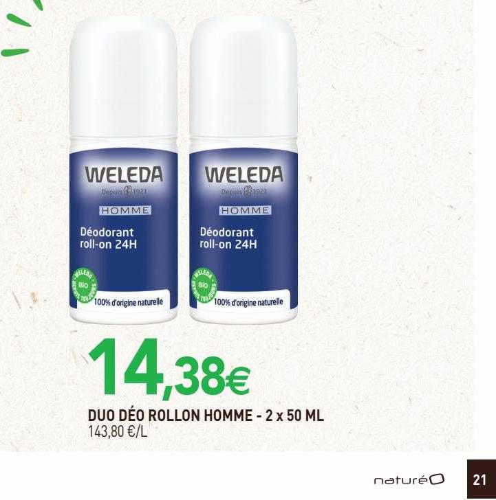 duo déo rollon homme weleda