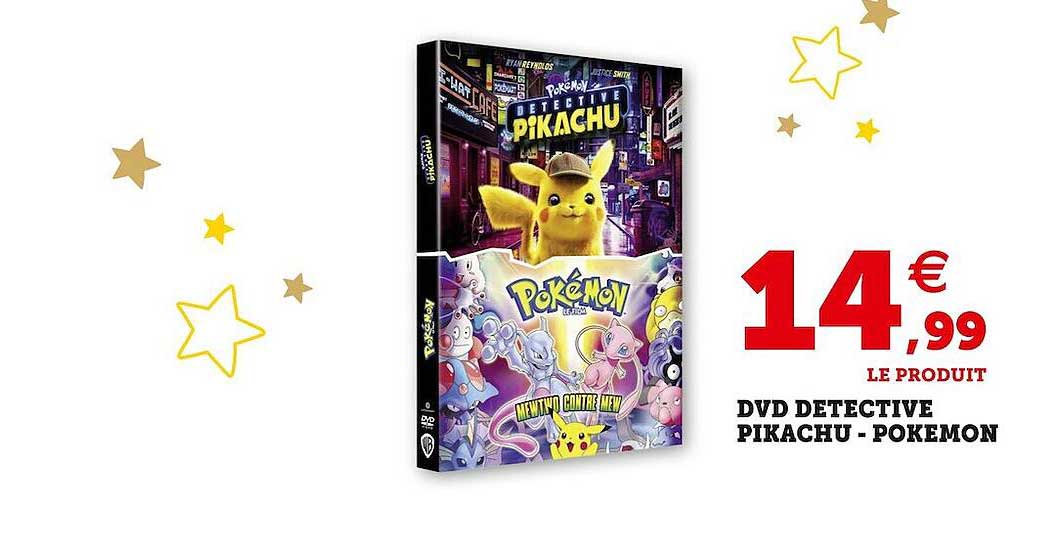 dvd détective pikachu - pokémon