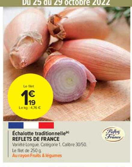 échalotte traditionnelle reflets de france