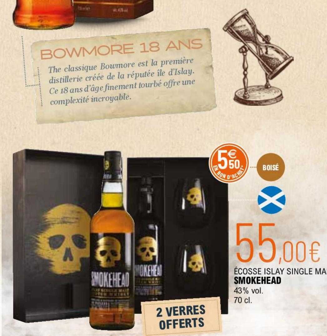 écosse islay single malt smokehead 43% vol.