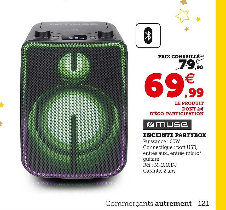 enceinte partybox muse